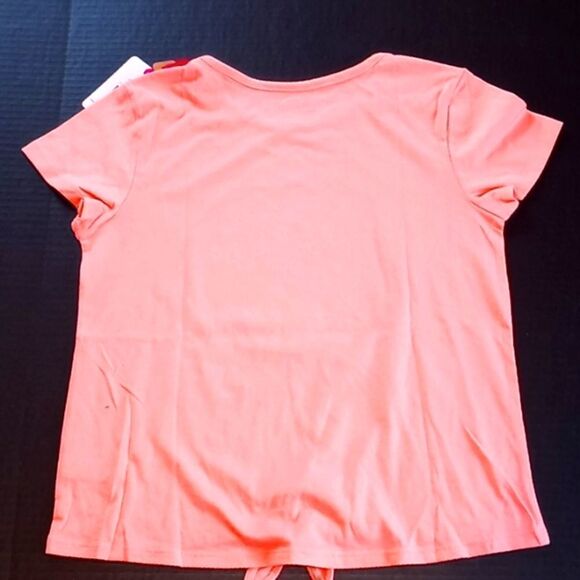 Justice Girls Tie Front T Shirt Size L - Picture 4 of 4